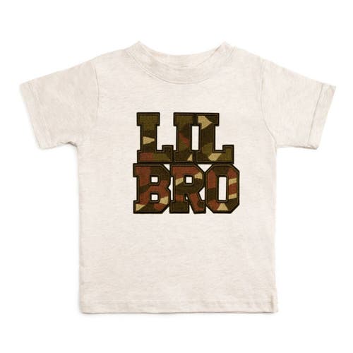 Sweet Wink Lil Bro Camo Patch Short Sleeve T-shirt In White