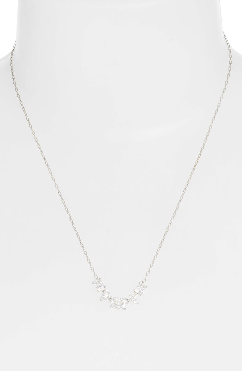 Nadri Rae Small Frontal Necklace, Alternate, color,
