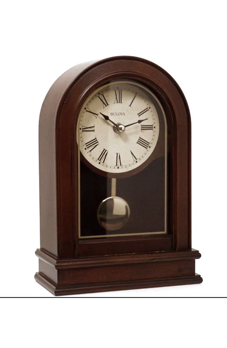 Bulova Clocks Director Wall Clock in Satin Pewter Finish, Alternate, color, Satin Pewter