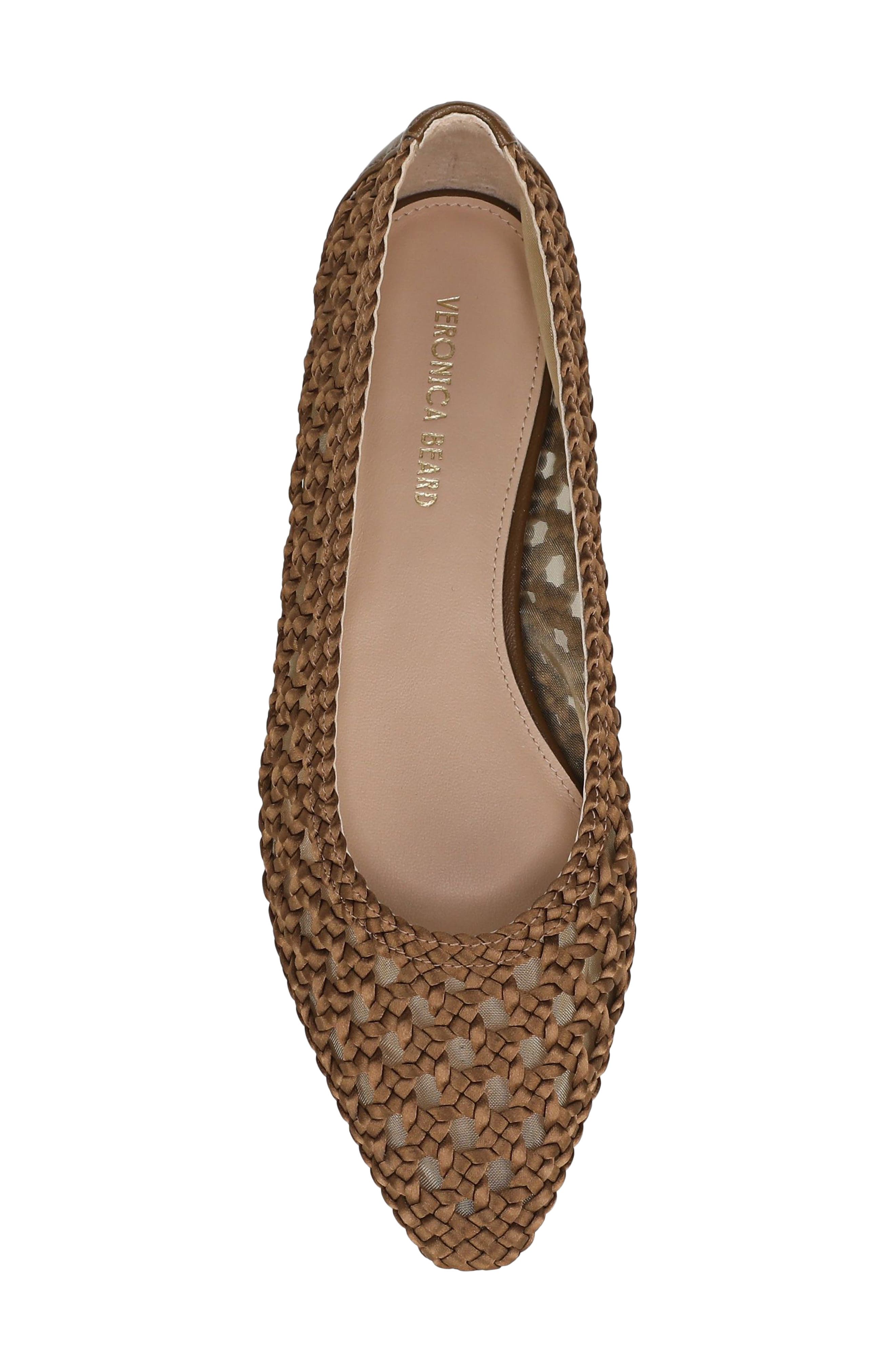 Cienna Skimmer Flat, Alternate, color, CHESTNUT SUEDE