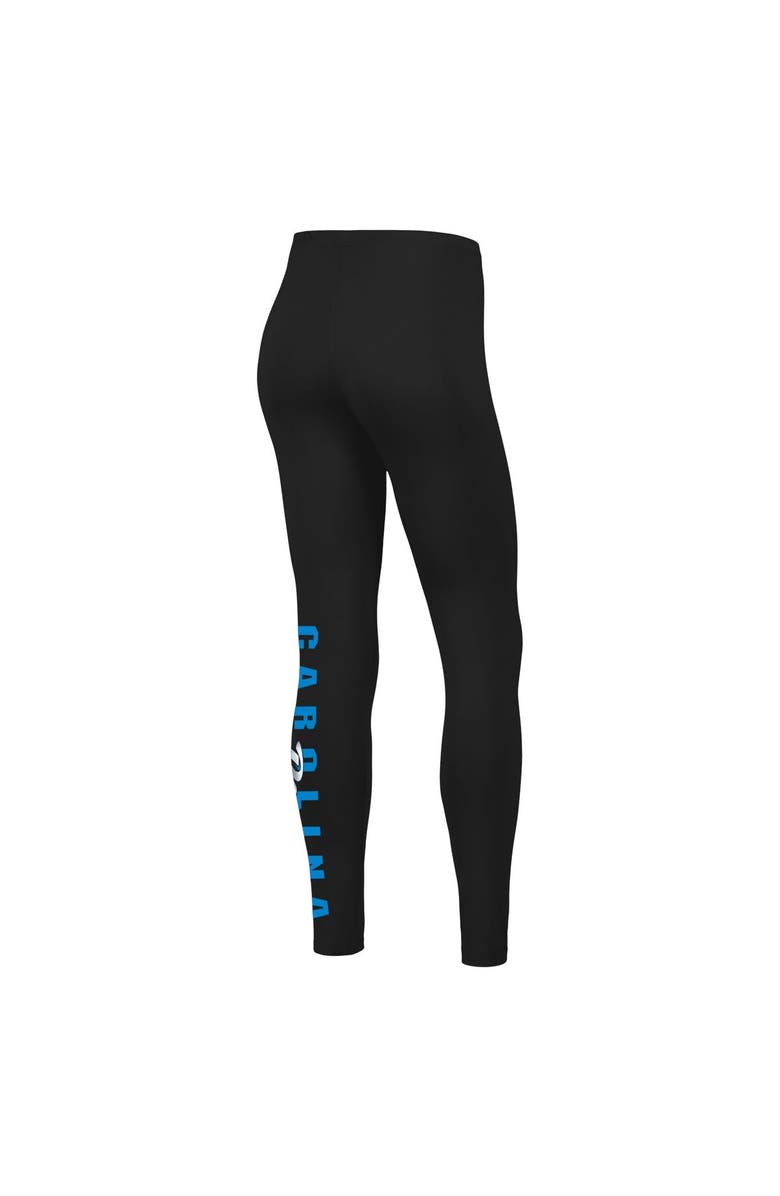 G-III 4HER BY CARL BANKS Women's G-III 4Her by Carl Banks Black Carolina Panthers 4th Down Leggings, Alternate, color,