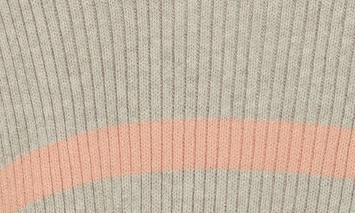 Vigoss Stripe Rib Knit Sweater In Multi