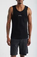 Les Deux Arthur Logo Embroidered Rib Tank