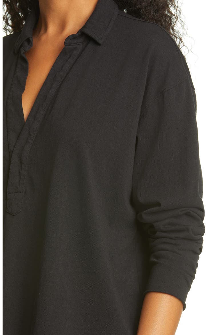 Patrick Popover Henley, Alternate, color, BLACK