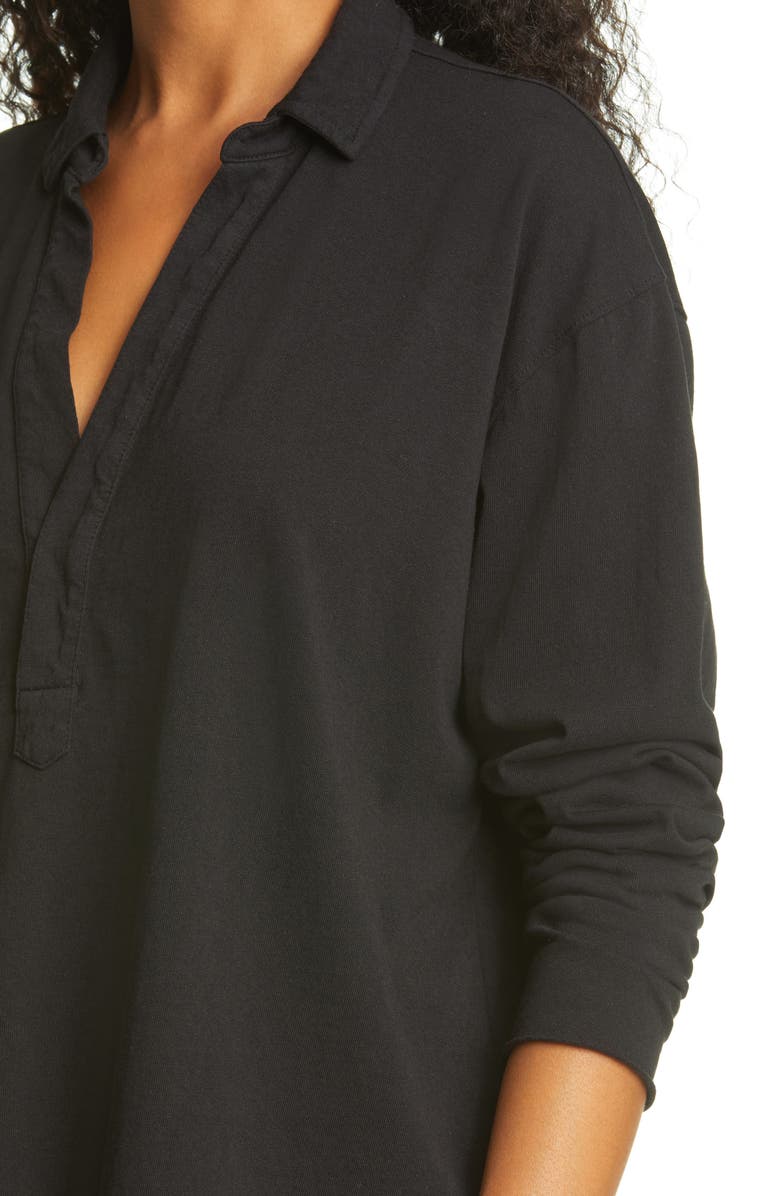 Frank & Eileen Patrick Popover Henley, Alternate, color, Black