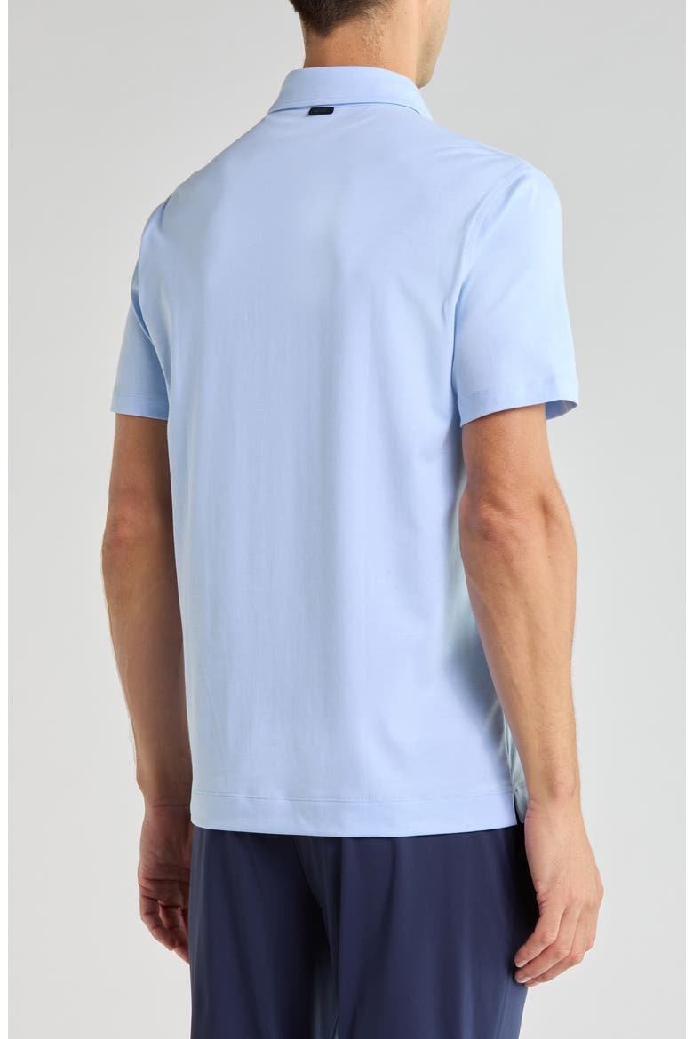 Luxe Cotton Blend Polo, Alternate, color, BAJA