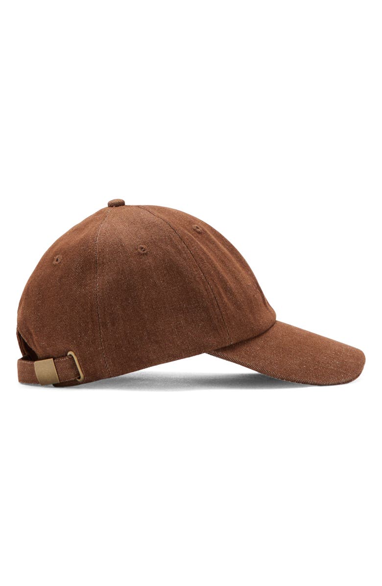 MANGO Classic Club Baseball Cap, Alternate, color, Brown