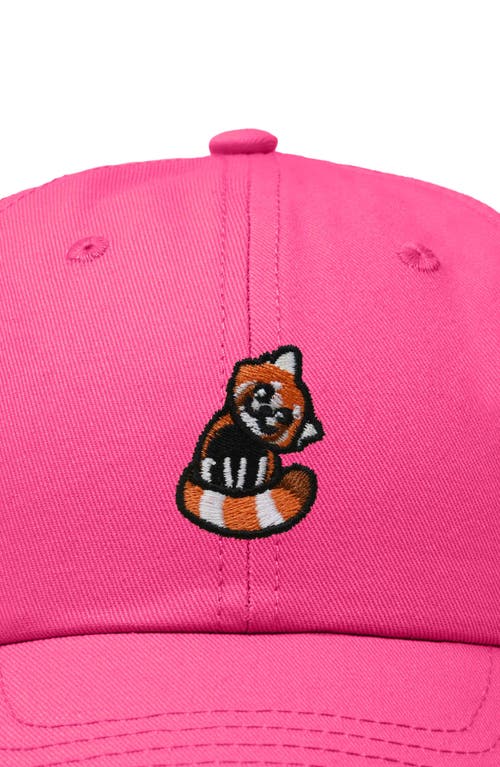 DALIX DALIX RED PANDA EMBROIDERED DAD HAT