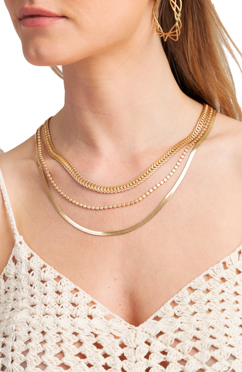 SAACHI Layered Necklace, Alternate, color,