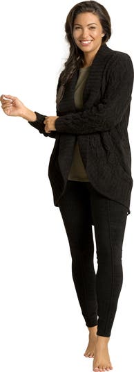 Barefoot Dreams® CozyChic™ Cable Knit Shawl Collar Cardigan