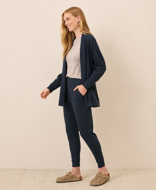 Pact Everyday Organic Cotton Airplane Joggers In Blue