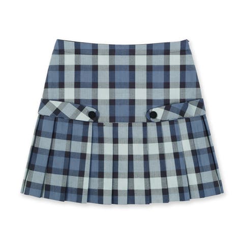 Plaid Pleated Skirt