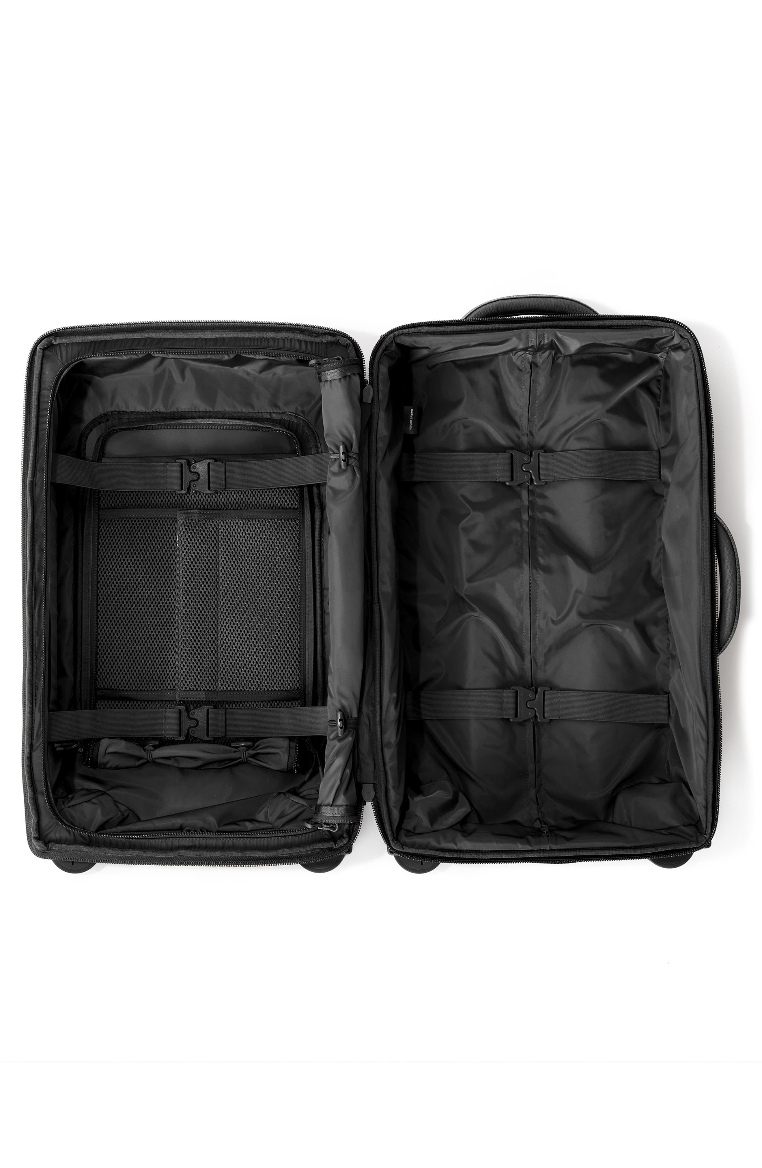 Dagne Dover Seattle Carry-On Rolling Luggage, Alternate, color, Onyx