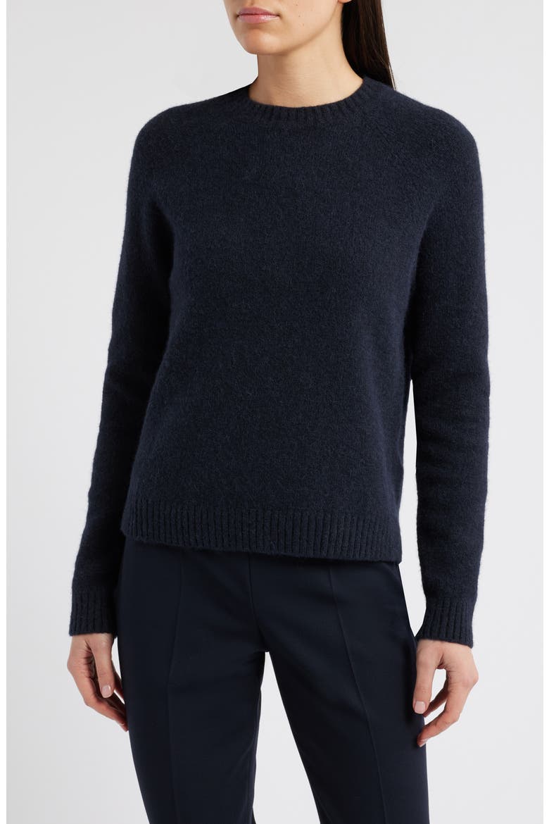 Febisan Alpaca Blend Sweater, Main, color, BLK