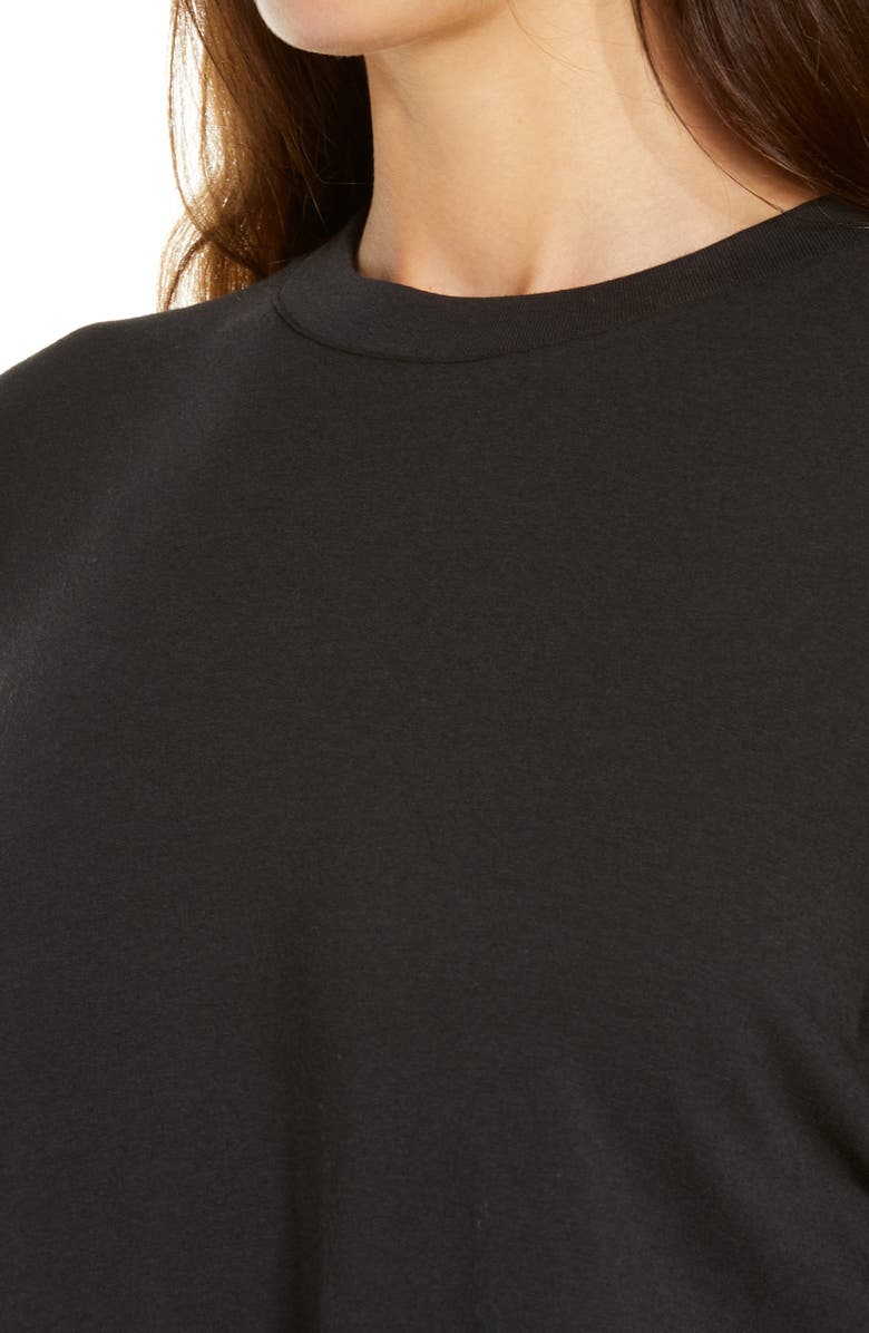 SKIMS Boyfriend T-Shirt, Alternate, color, Onyx