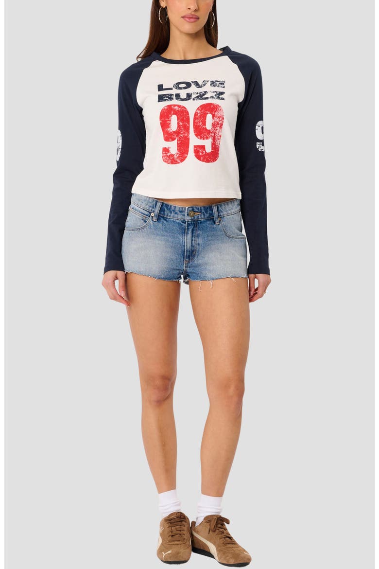 Cutoff Denim Shorts, Alternate, color, TAMARA