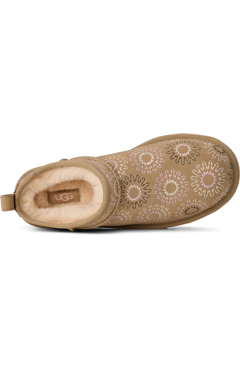 UGG<sup>®</sup> Classic Micro Genuine Shearling Lined Slip-On, Alternate, color, Mustard Seed
