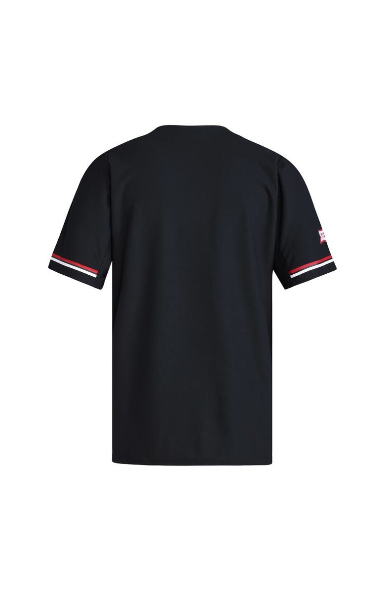 adidas Men's adidas Black Texas Tech Red Raiders Replica Baseball Jersey, Alternate, color, Black