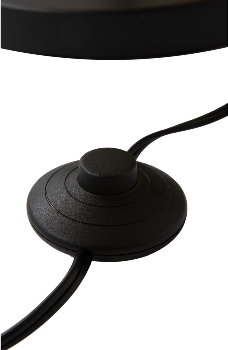 Brightech Atlas 67" Modern LED Tall Floor Lamp with Unique White Resin Shade, Bulb Included, Alternate, color, Classic Black