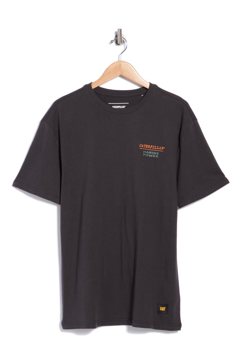 Marine Power Graphic T-Shirt, Alternate, color, WASHED BLACK
