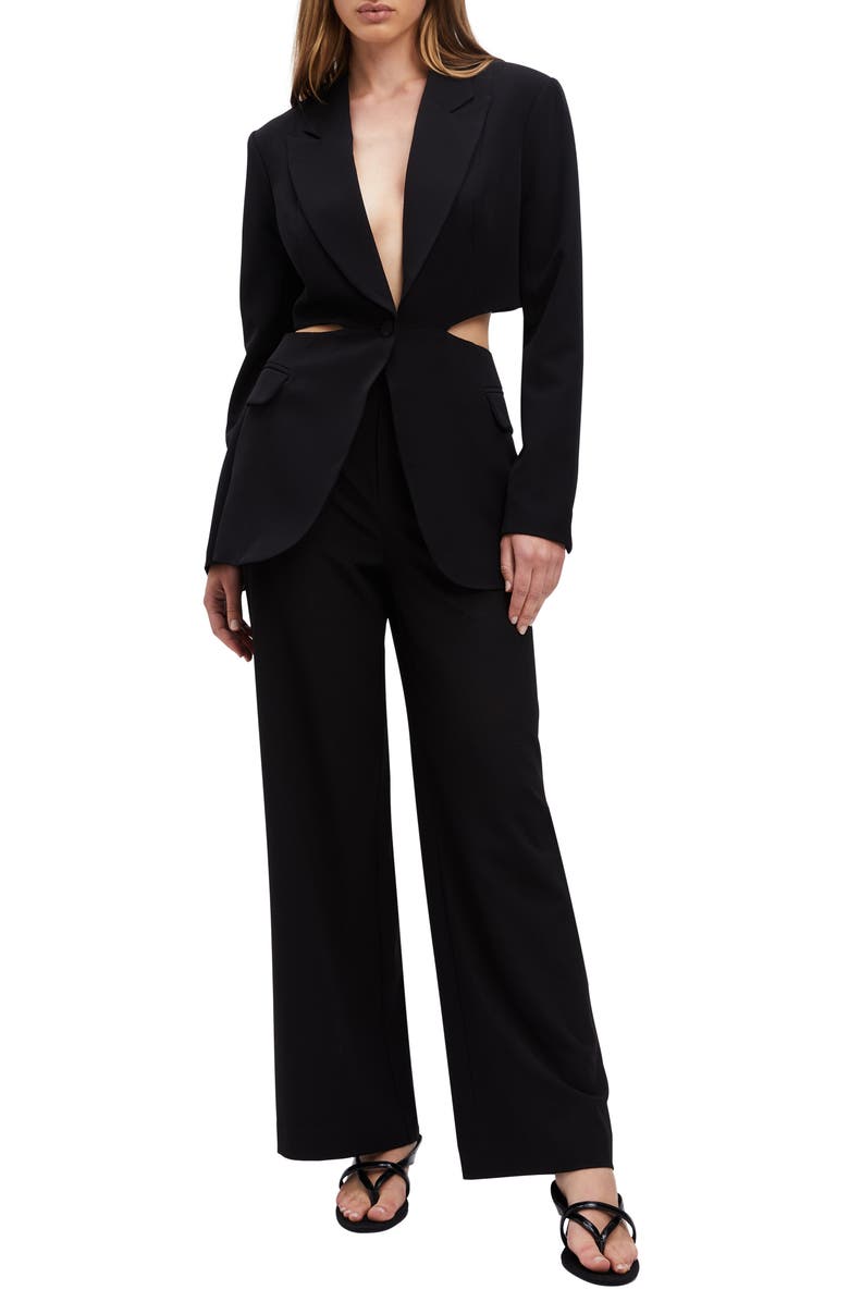 Bardot Cassian Cutout Blazer, Main, color, 