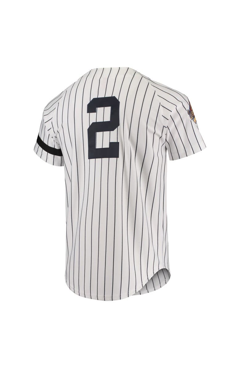Mitchell & Ness Men's Mitchell & Ness White New York Yankees Cooperstown Collection 1996 Authentic Home Jersey, Alternate, color, White