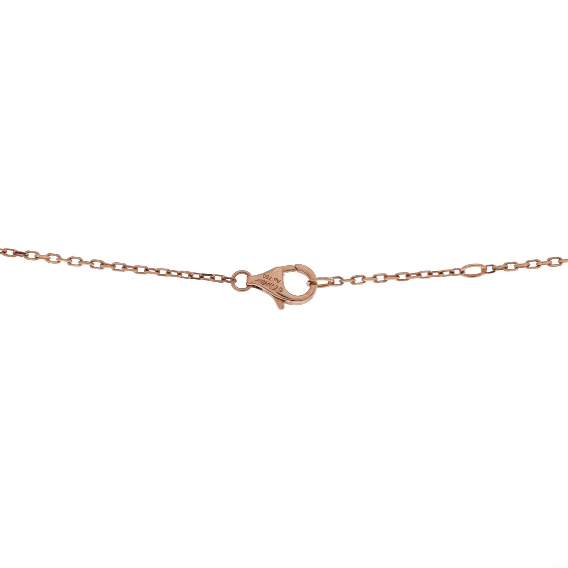Juste un Clou Pendant Necklace 18K Rose Gold with Diamonds, Alternate, color, Metallic Gold