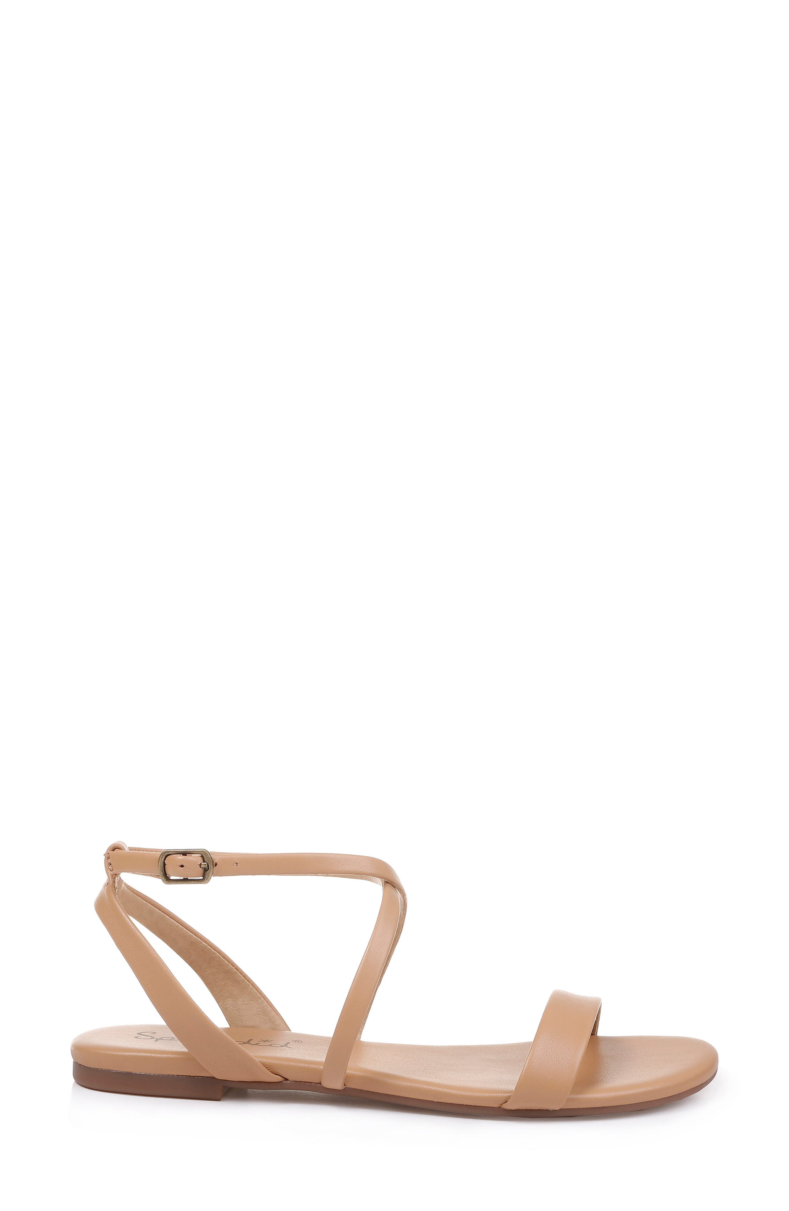 Susannah Strappy Sandal, Alternate, color, NUDE LEATHER