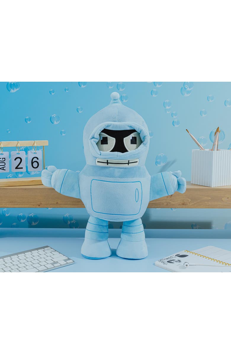 Toynk Futurama Angry Bender 18-Inch Chibi Collector Plush, Alternate, color, Gray