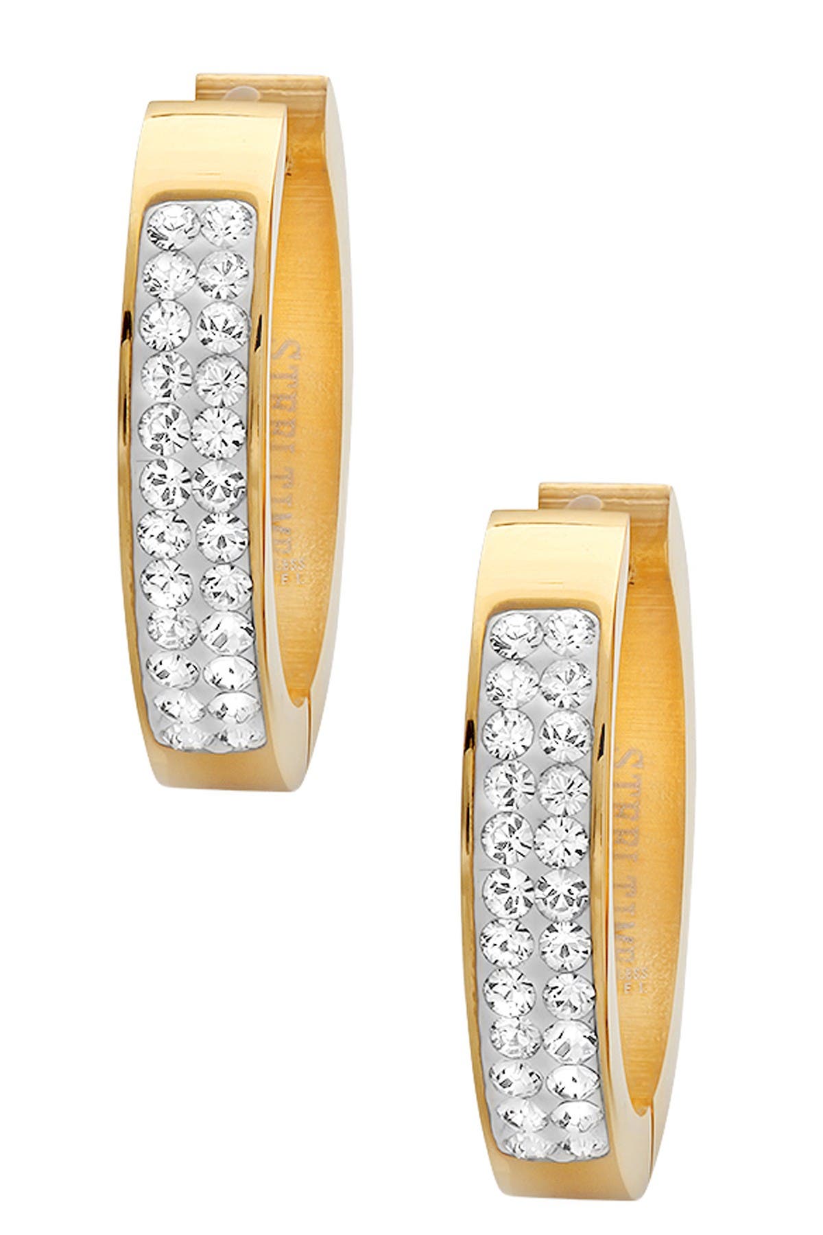 Crystal Hoop Earrings