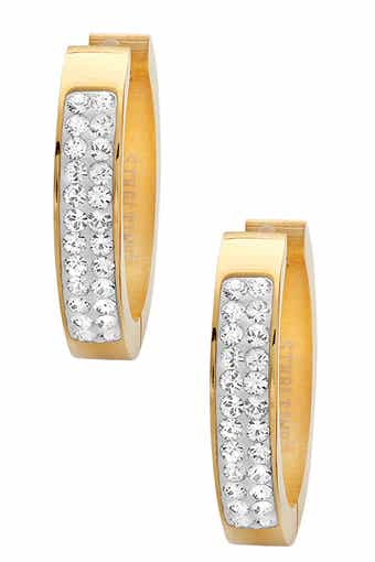 Crystal Hoop Earrings