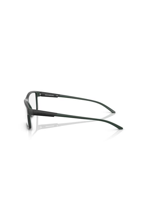 Arnette 56mm Rectangle Optical Glasses In Green