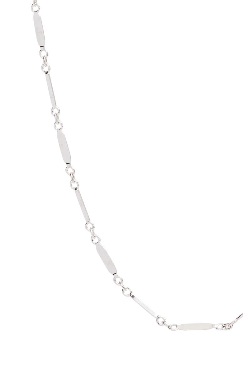 Argento Vivo Sterling Silver Argento Vivo Long Mirror Bar Station Necklace, Alternate, color,