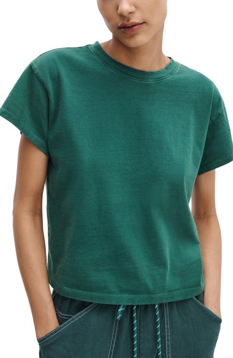 Kelly Washed Boxy Cotton T-Shirt