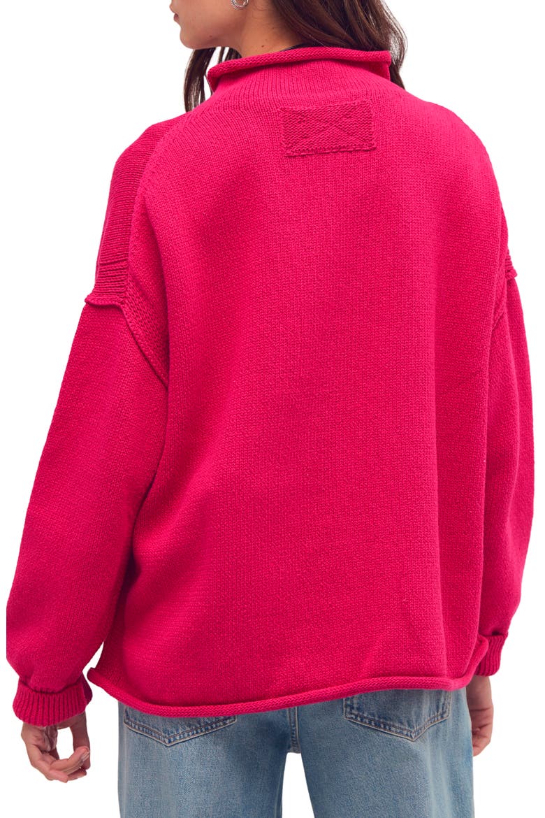 Torres Turtleneck Sweater, Alternate, color, SUGAR RUSH