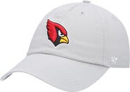 '47 Men's '47 Gray Arizona Cardinals Clean Up Adjustable Hat