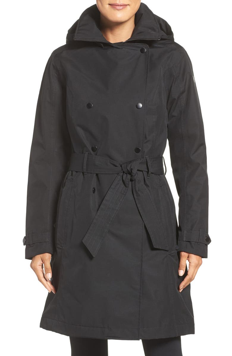 Helly Hansen 'Welsey' Insulated Waterproof Trench Coat, Main, color,