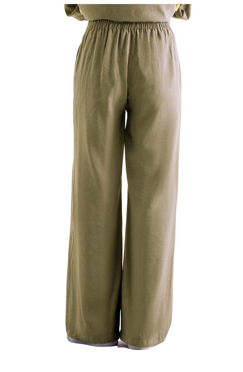 Mizalle Light Weight Elastic Trousers, Alternate, color, Mint