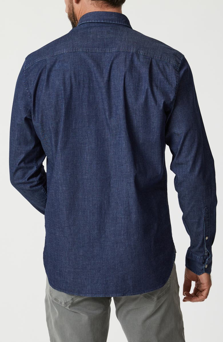34 Heritage Stretch Denim Button-Up Shirt, Alternate, color, Medium