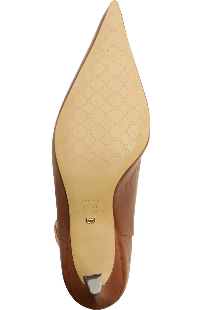 Arezzo Farrah Pointed Toe Knee High Boot, Alternate, color, Warm Caramel