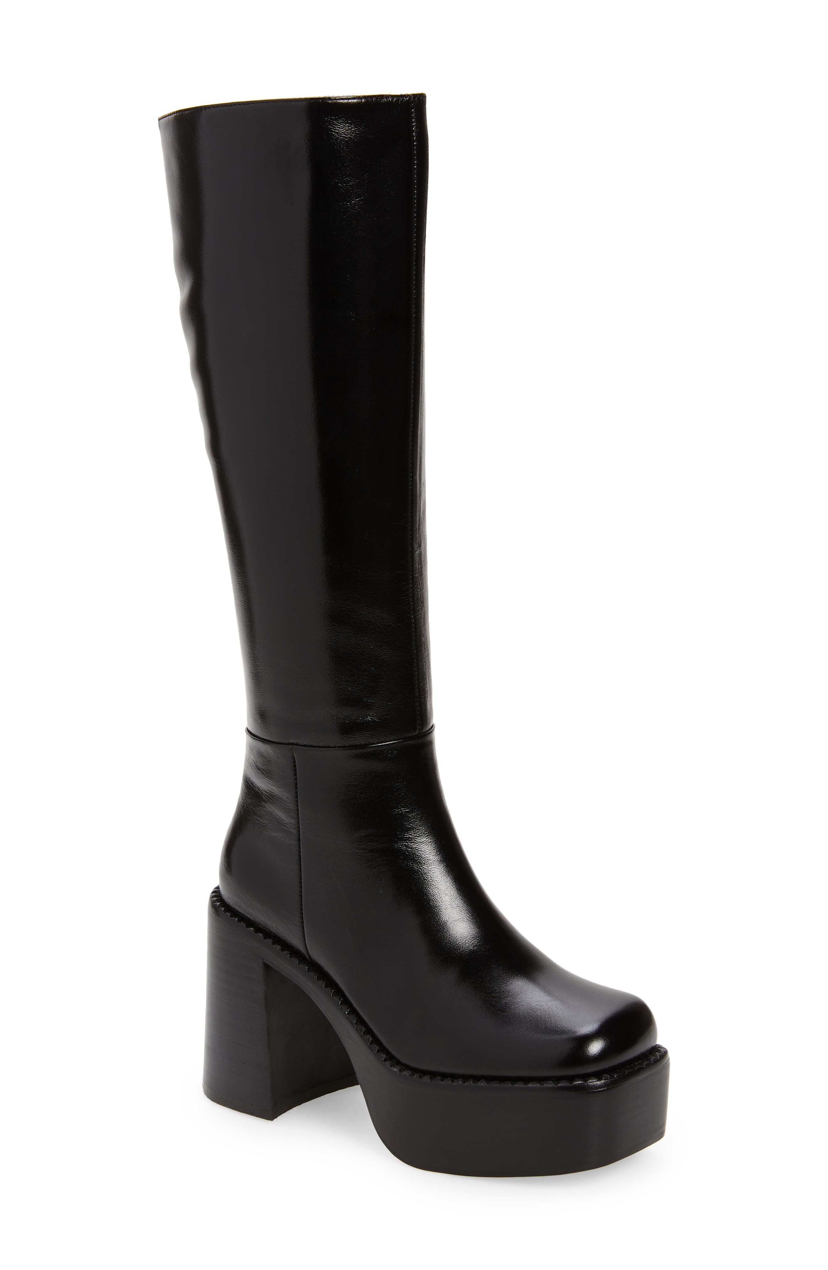 Jeffrey Campbell The Band Knee High Platform Boot, Main, color, 