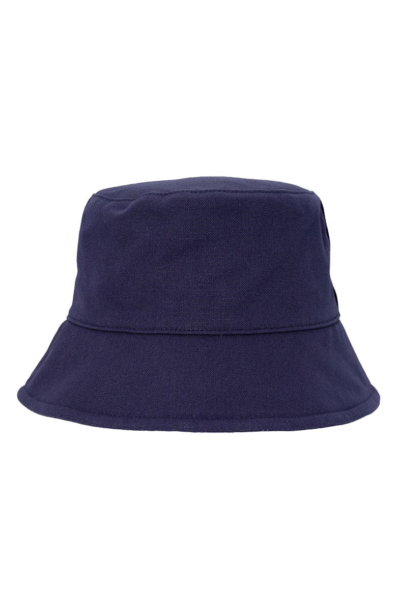 Lauren Ralph Lauren Embroidered Logo Bucket Hat, Alternate, color, Refined Navy
