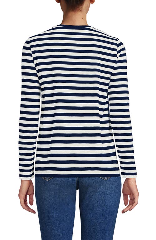 Lands' End Relaxed Supima Cotton T-shirt In Black