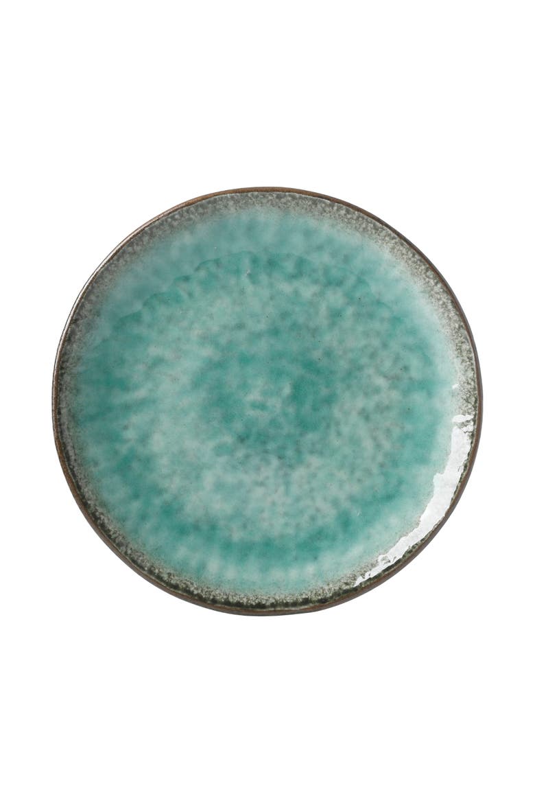 Green Lantern 16-Piece Terracotta Reactive Glaze Dinnerware Set, Alternate, color, Green