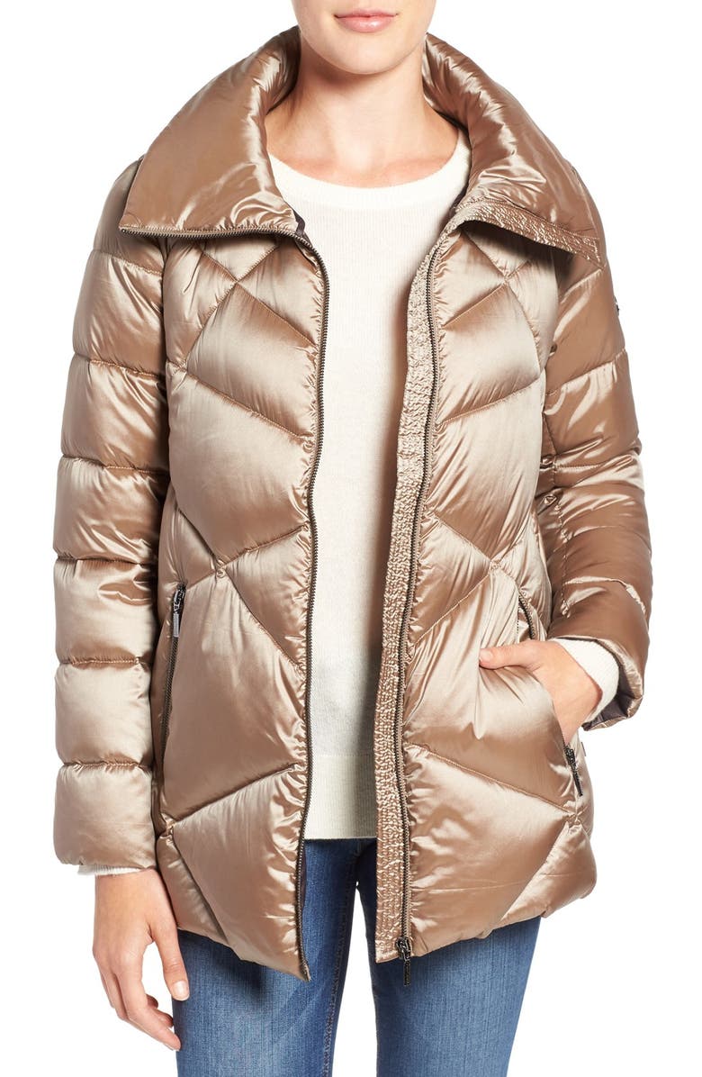 Bernardo Quilted Down & PrimaLoft<sup>®</sup> Jacket, Main, color,