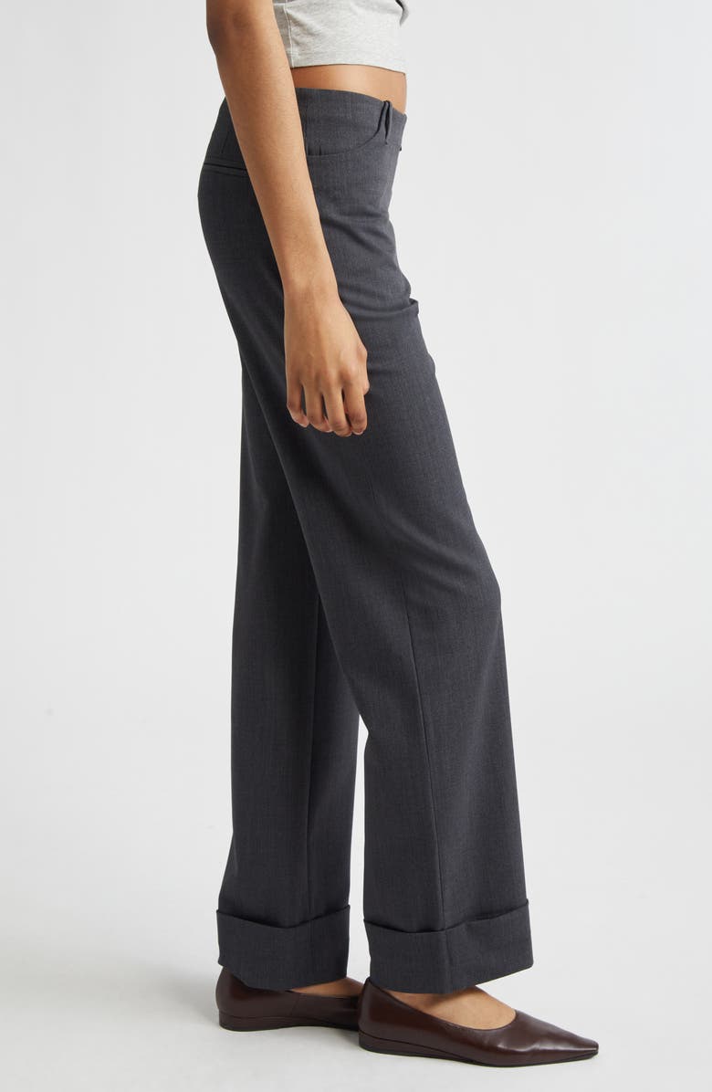 Paloma Wool Lomba Low Waist Straight Leg Pants, Alternate, color, Grey