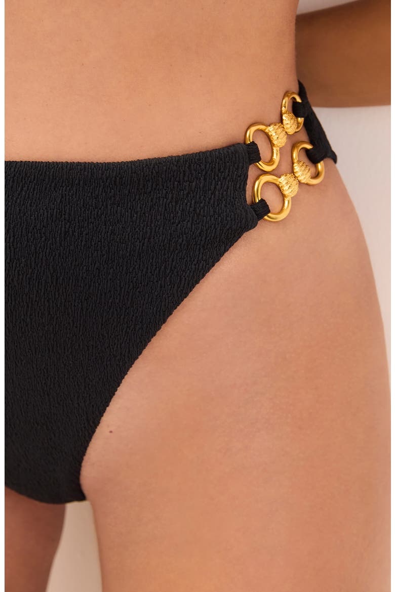 Nell Bikini Bottoms, Alternate, color, BLACK