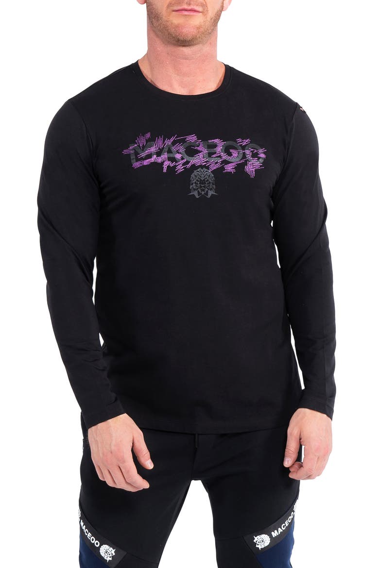 Electric Logo Graphic Sweater, Main, color, BLACK