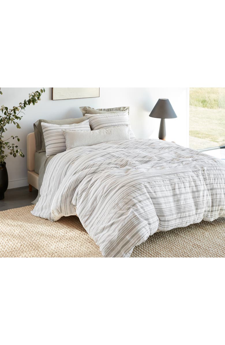 Coyuchi Geo Cove Organic Cotton Duvet Cover, Alternate, color, 