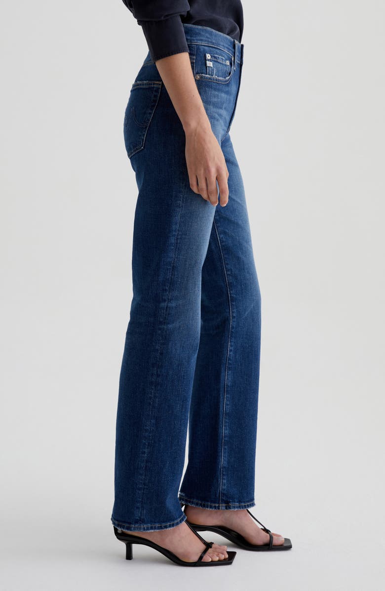 AG Brinley Mid Rise Classic Straight Leg Jeans, Alternate, color,